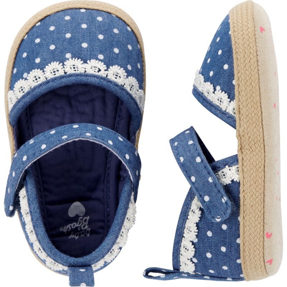 🆕️Baby B'Gosh Polka Dot Baby Espadrilles